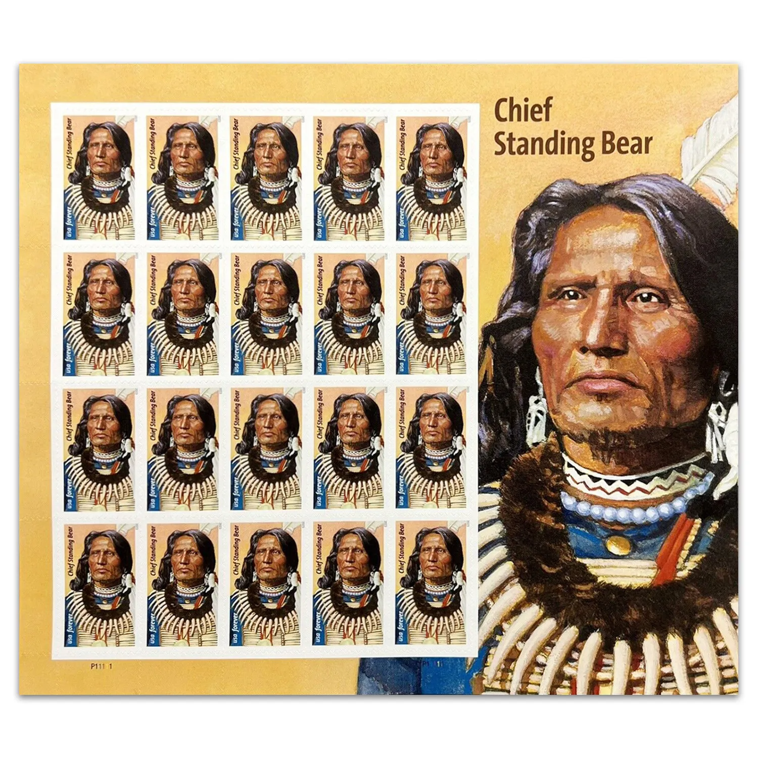 Chief Standing Bear Forever Stamp 2023