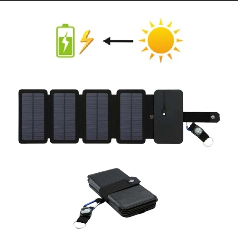 Mobile devices USB port outdoor multifunctional portable solar charging panel